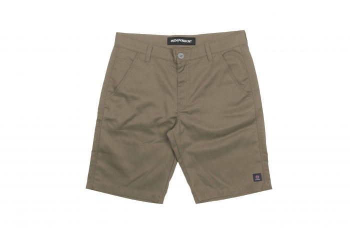 Bermuda Sarja Independent Trucks Labor Short Caqui