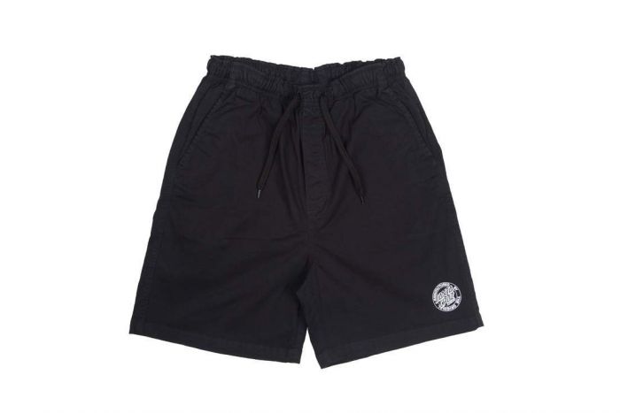 Bermuda Sarja Santa Cruz Skateboards MFG Dot Elastic Preta
