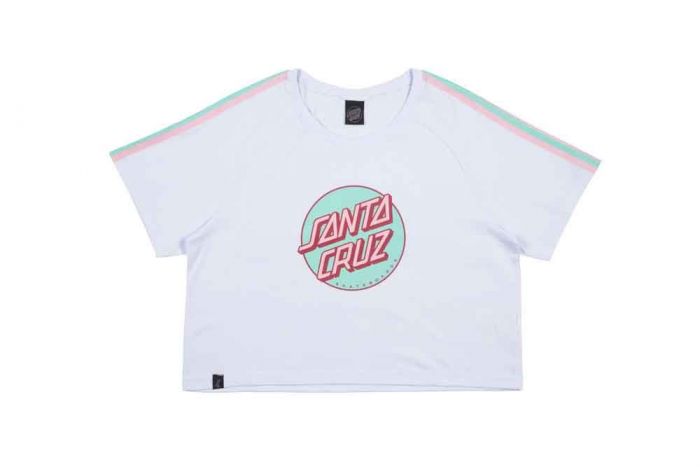 Blusa Cropped Feminina Santa Cruz Skateboards Other Dot