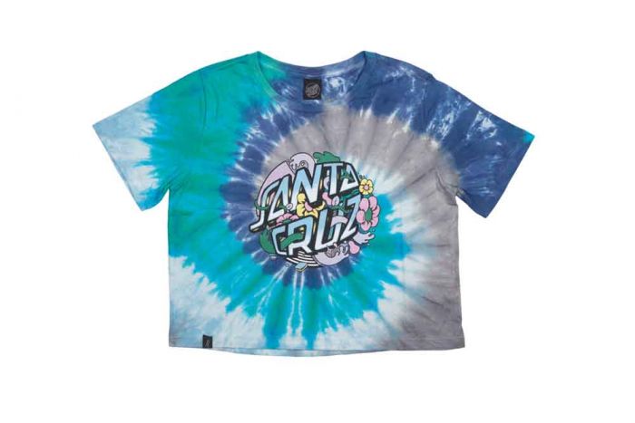 Blusa Cropped Feminina Santa Cruz Skateboards Strange Fish Eye Dot 