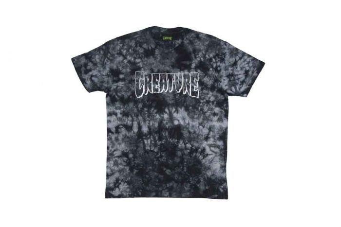 Camiseta Creature Skateboards Especial Tie Dye Logo Outline