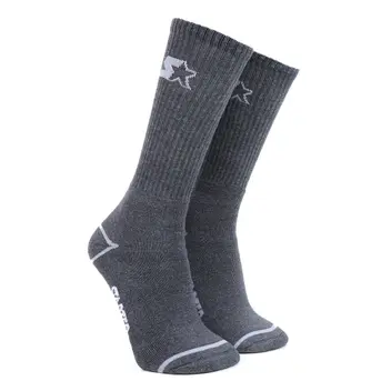 Par de Meias Meia Cano Alto Starter Cinza Melbourne Skateboards - Skate