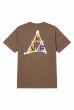 Camiseta HUF Worldwide NO FI TT Brown