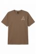 Camiseta HUF Worldwide NO FI TT Brown