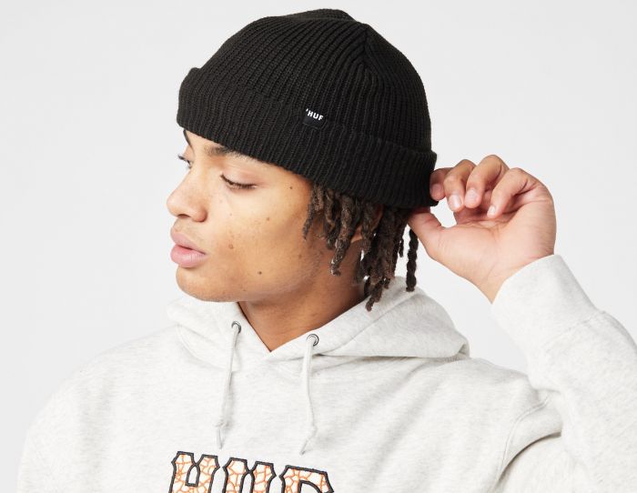 Foto Touca Gorro HUF Worldwide Set Usual Beanie Preto HUF Worldwide - Original