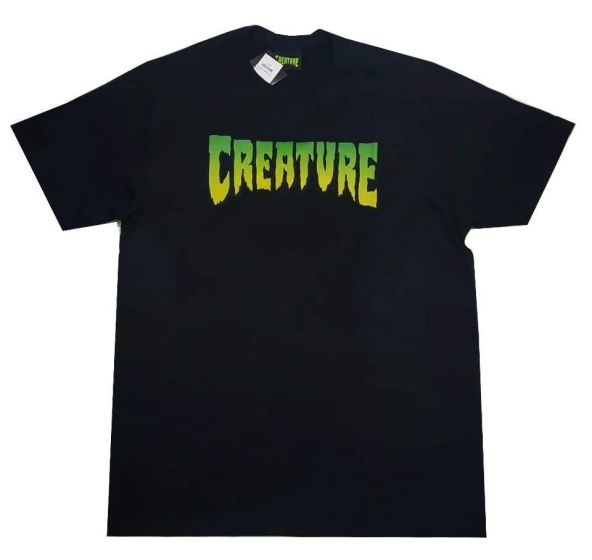 Camiseta Creature Fiends Logo Preta