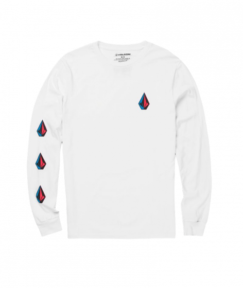 Camiseta Manga Longa Volcom Iconic Stone Branca