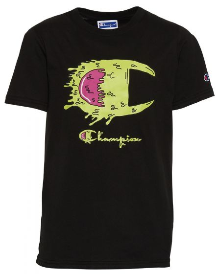 Camiseta Champion Especial Life Slime Ink Preta Champion SportsWear - Camiseta Skate Streetwear