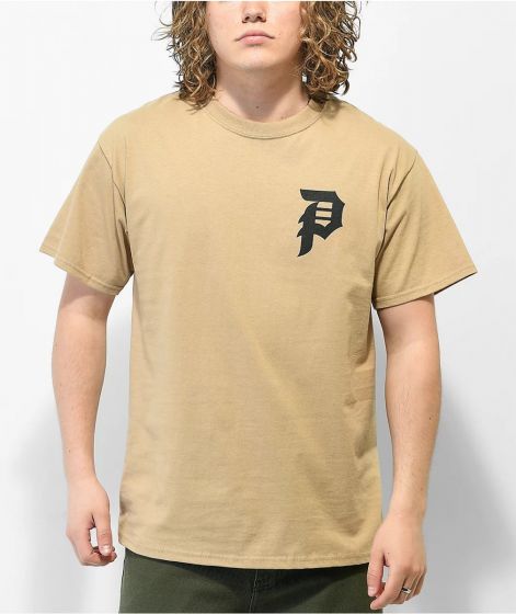 Camiseta Primitive  Dirty P 4:20 Buds Areia