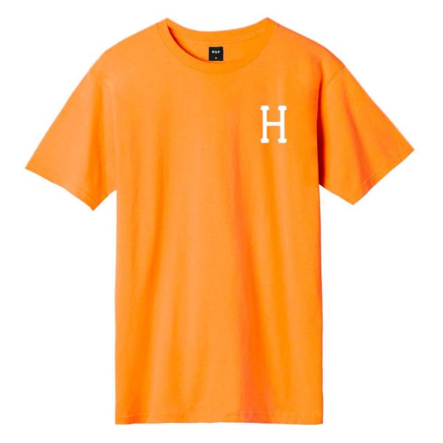 Camiseta HUF Essentials Classic Laranja