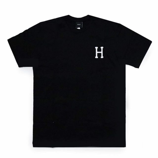 Camiseta HUF Essentials Classic Preto