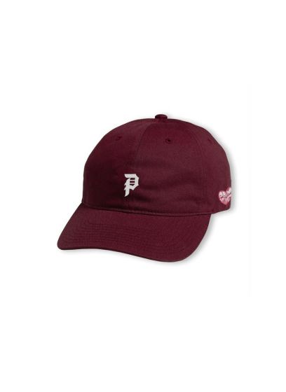 Foto Boné Dad Hat Primitive Skateboarding Promises Burgundy Primitive - Original