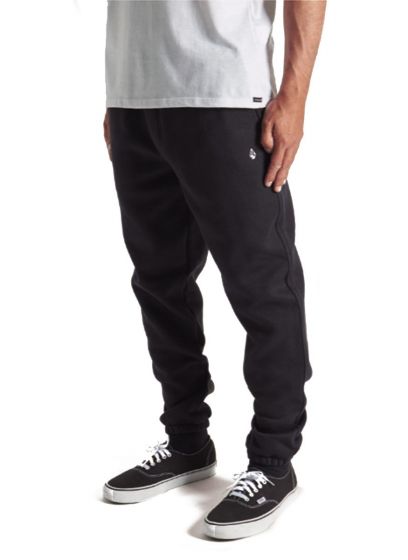 Calça Moletom Volcom Single Stone Preta
