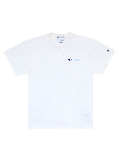 Camiseta Champion Sportswear Mini Script Ink Off White