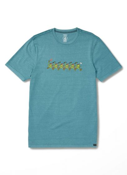 Camiseta Especial Volcom Stone Frog Verde