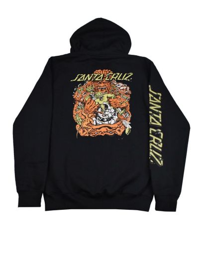 Moletom Canguru Fechado Santa Cruz Skateboards Roskopp The Five Hooded