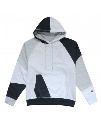 Detalhe Moletom Canguru Fechado Champion Sportswear Classic Patchwork Importado Champion SportsWear - Estilo Urbano