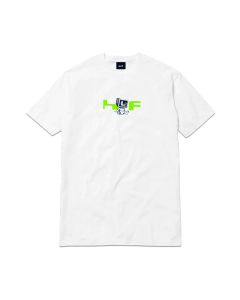 Camiseta HUF Worldwide Monitored Branca