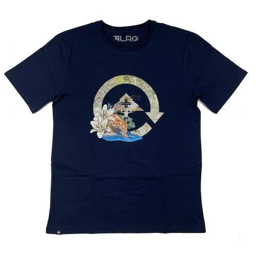 Camiseta LRG Logo Parcel Azul Marinho Melbourne Skateboards - Camiseta Skate Streetwear