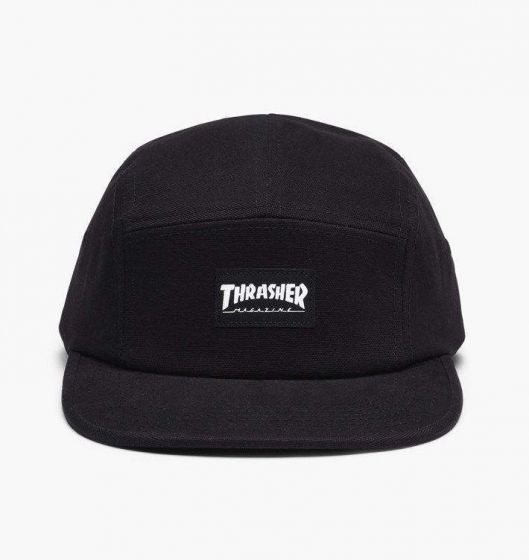 Boné Thrasher Magazine Five Panel Mag Logo Preto