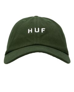 Boné HUF Essentials OG logo Verde