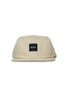 Boné Huf Worldwide Box Logo Volley Caqui