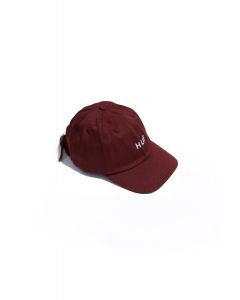 Boné HUF Worldwide Essentials Og Logo Bordô