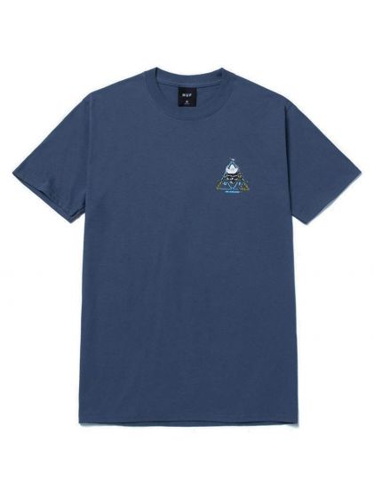 Camiseta Huf WorldWide BLVD Azul Marinho