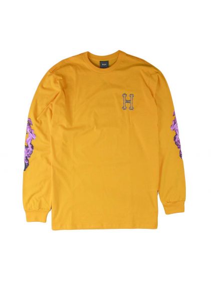 Camiseta Huf WorldWide Screw Head Manga Longa