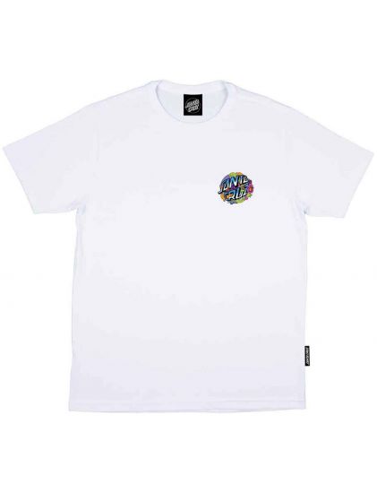 Camiseta Santa Cruz Skateboards Strange Dot Branca