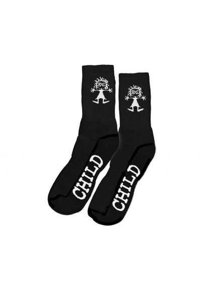 Meia Child Og Doll Preta