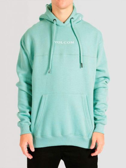 Moletom Canguru Fechado Volcom Signature Verde