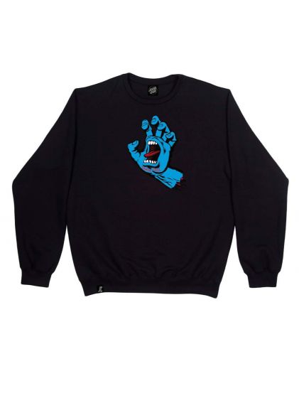 Moletom Careca Santa Cruz Screaming Hand Front Preto