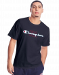 Camiseta Champion Classic Script USA logo Ink Azul Marinho